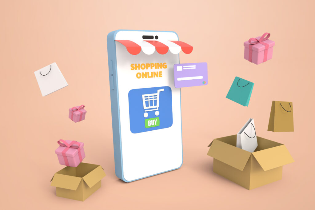 online store r illustration