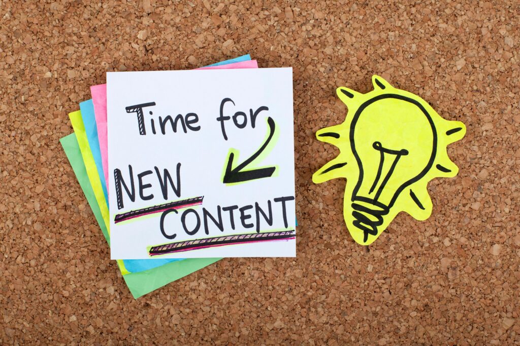 new content idea image
