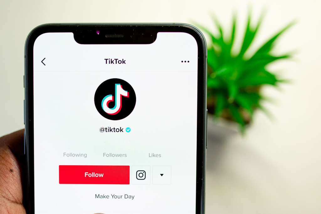 using tiktok hands